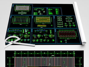 轻钢结构厂房CAD施工图与全屋定制图纸资源概览